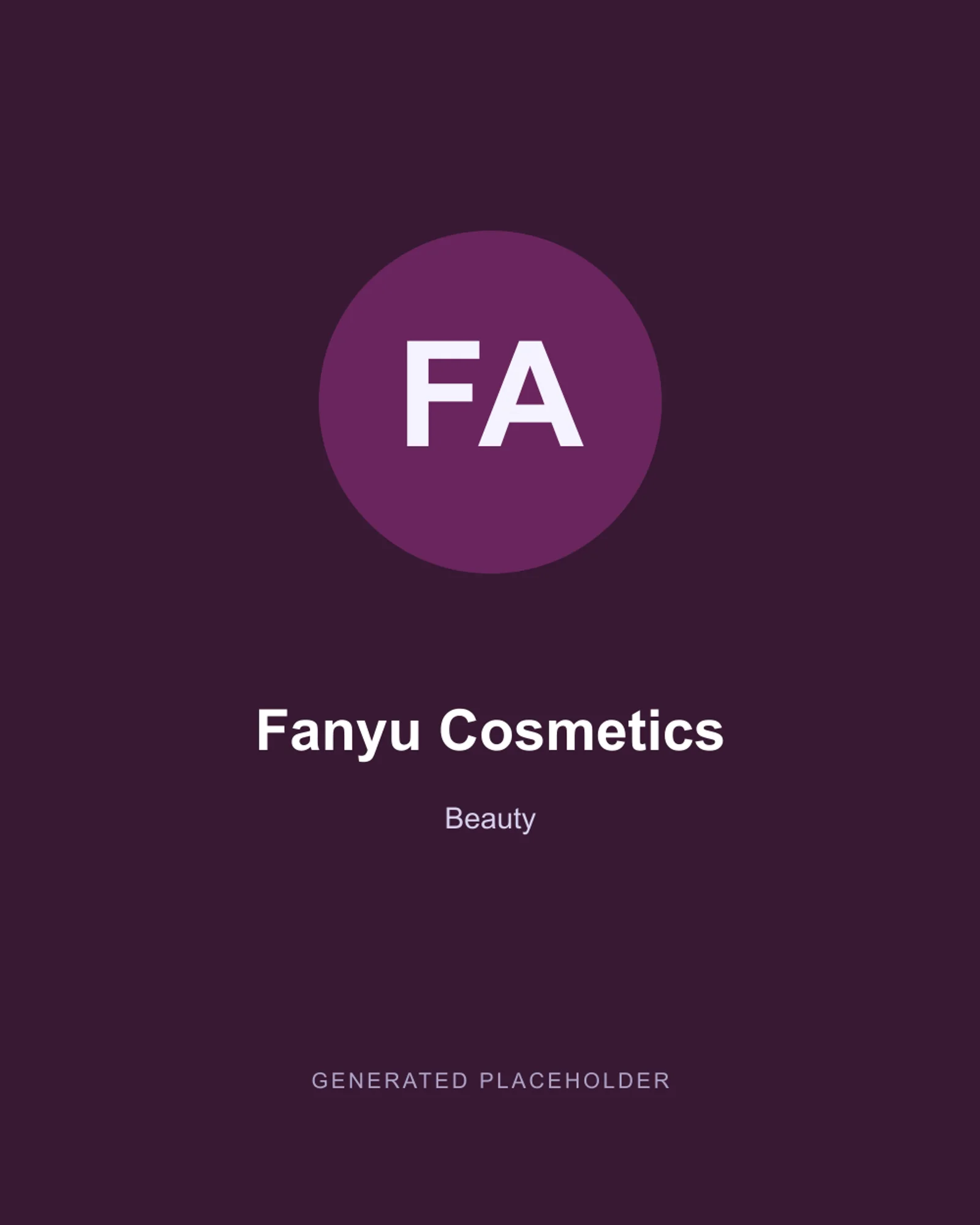 Fanyu Cosmetics