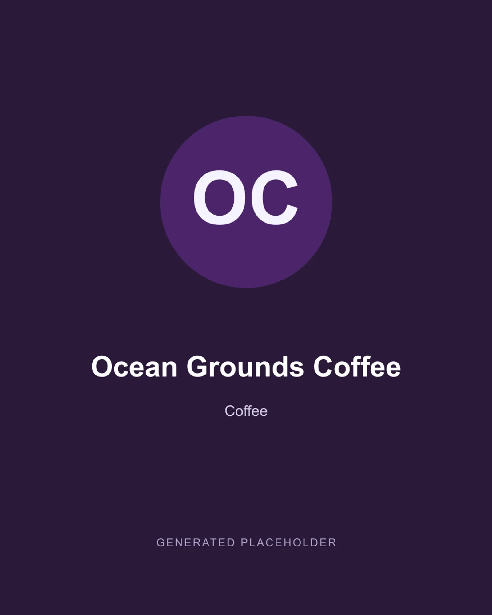 Ocean Grounds Coffee