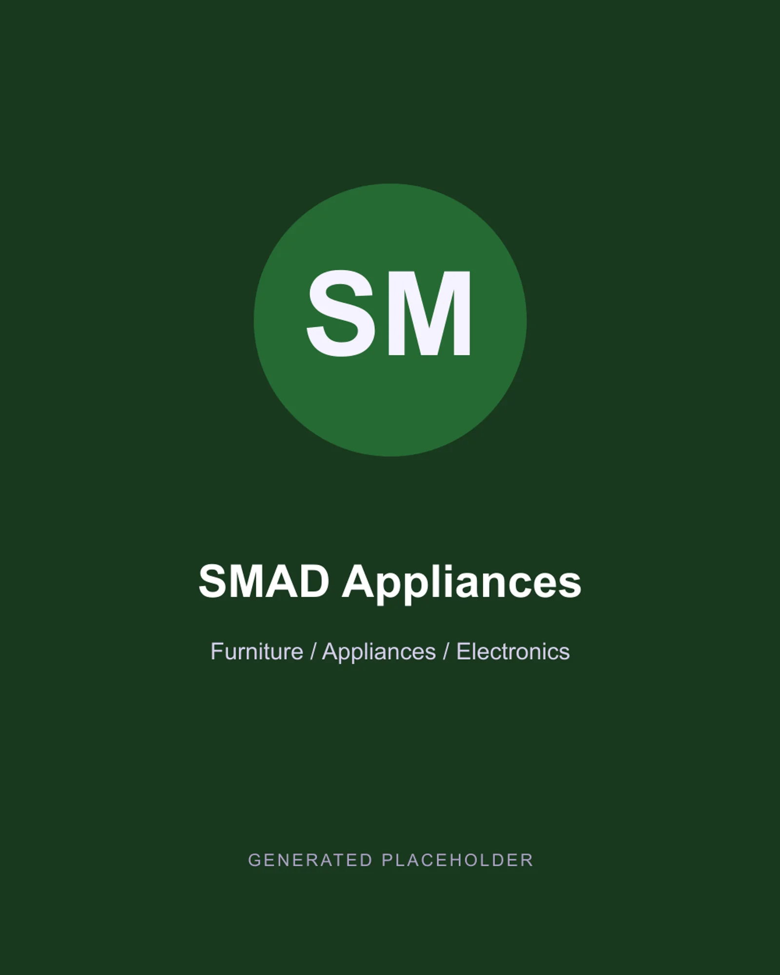 SMAD Appliances
