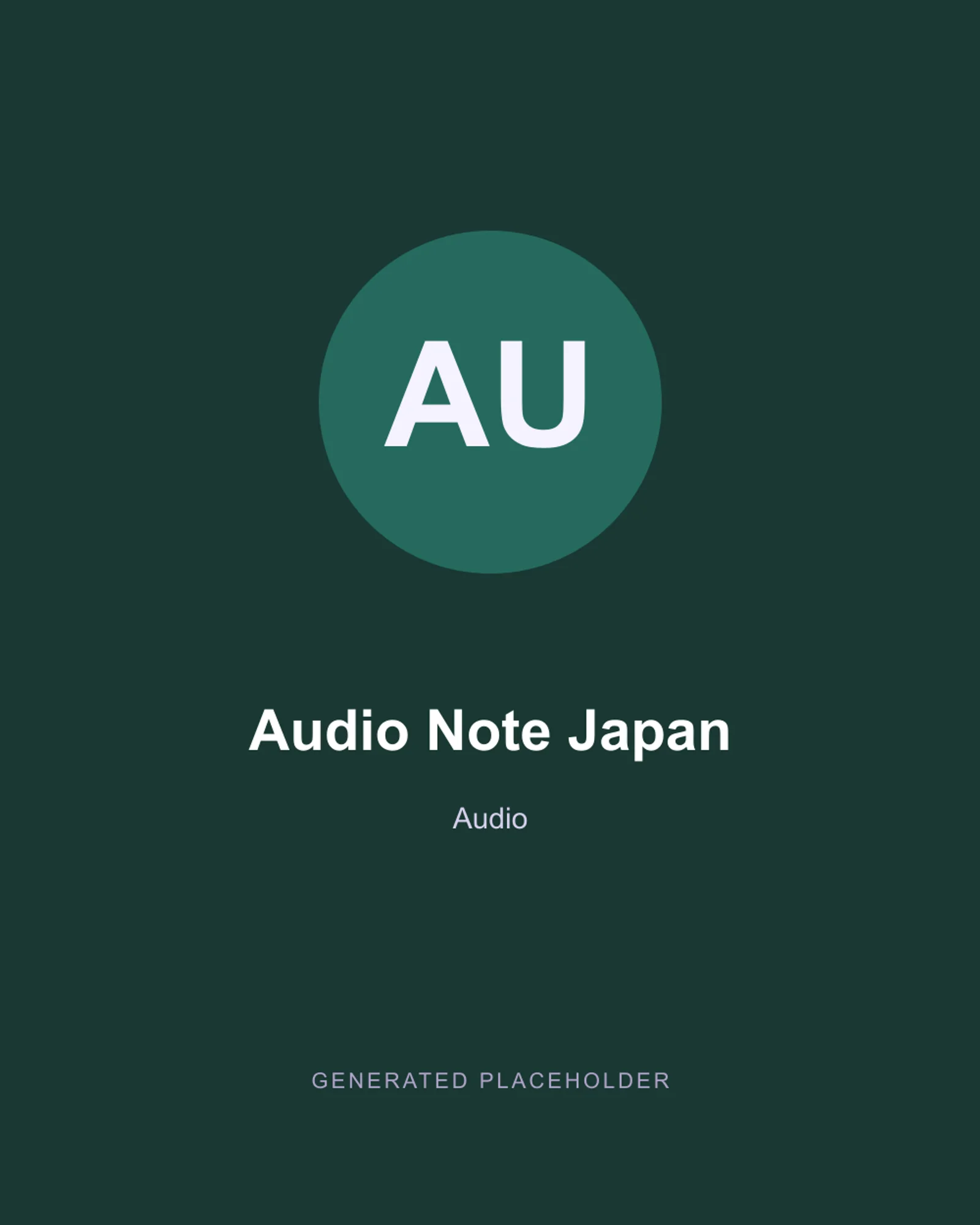 Audio Note Japan