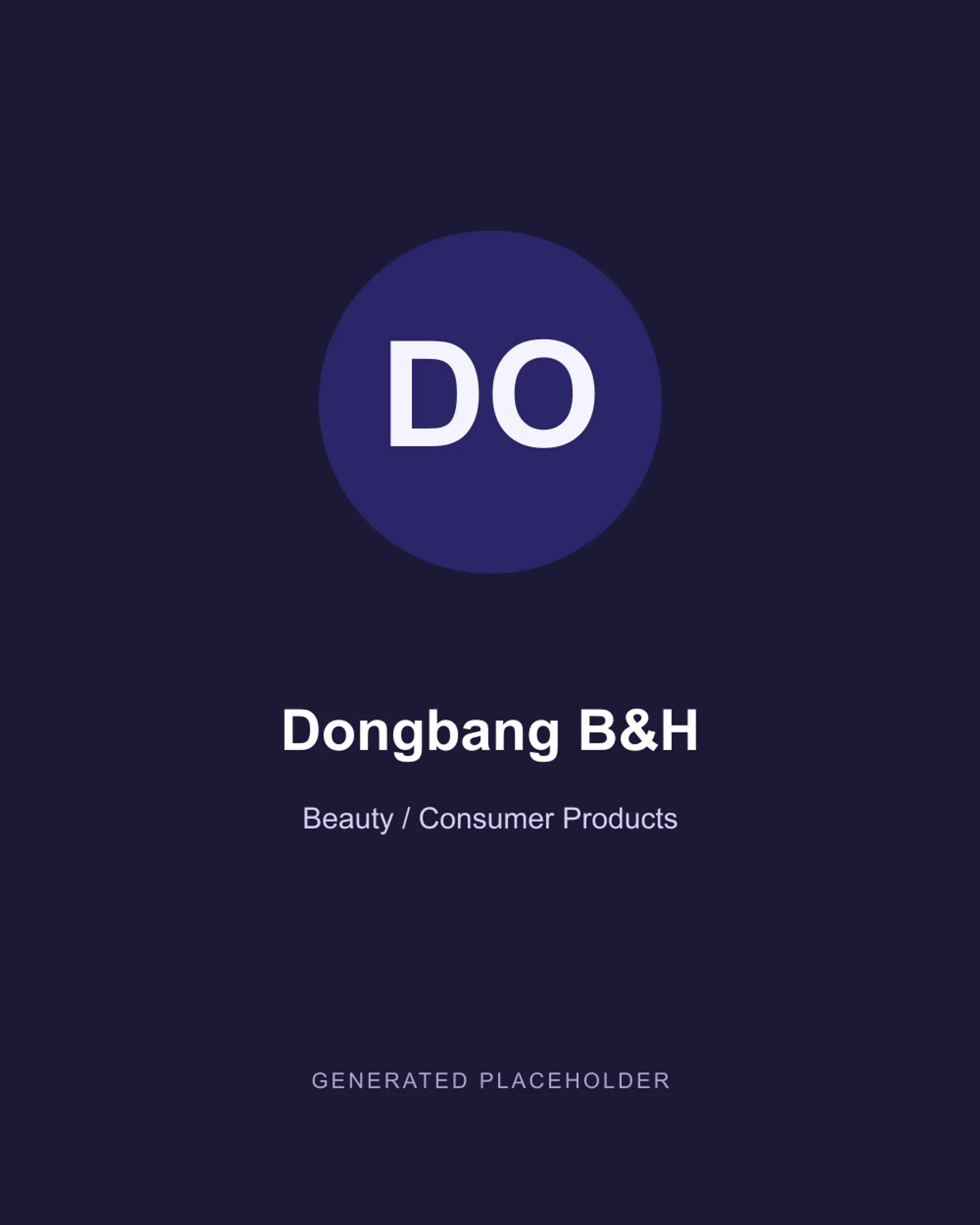 Dongbang B&H