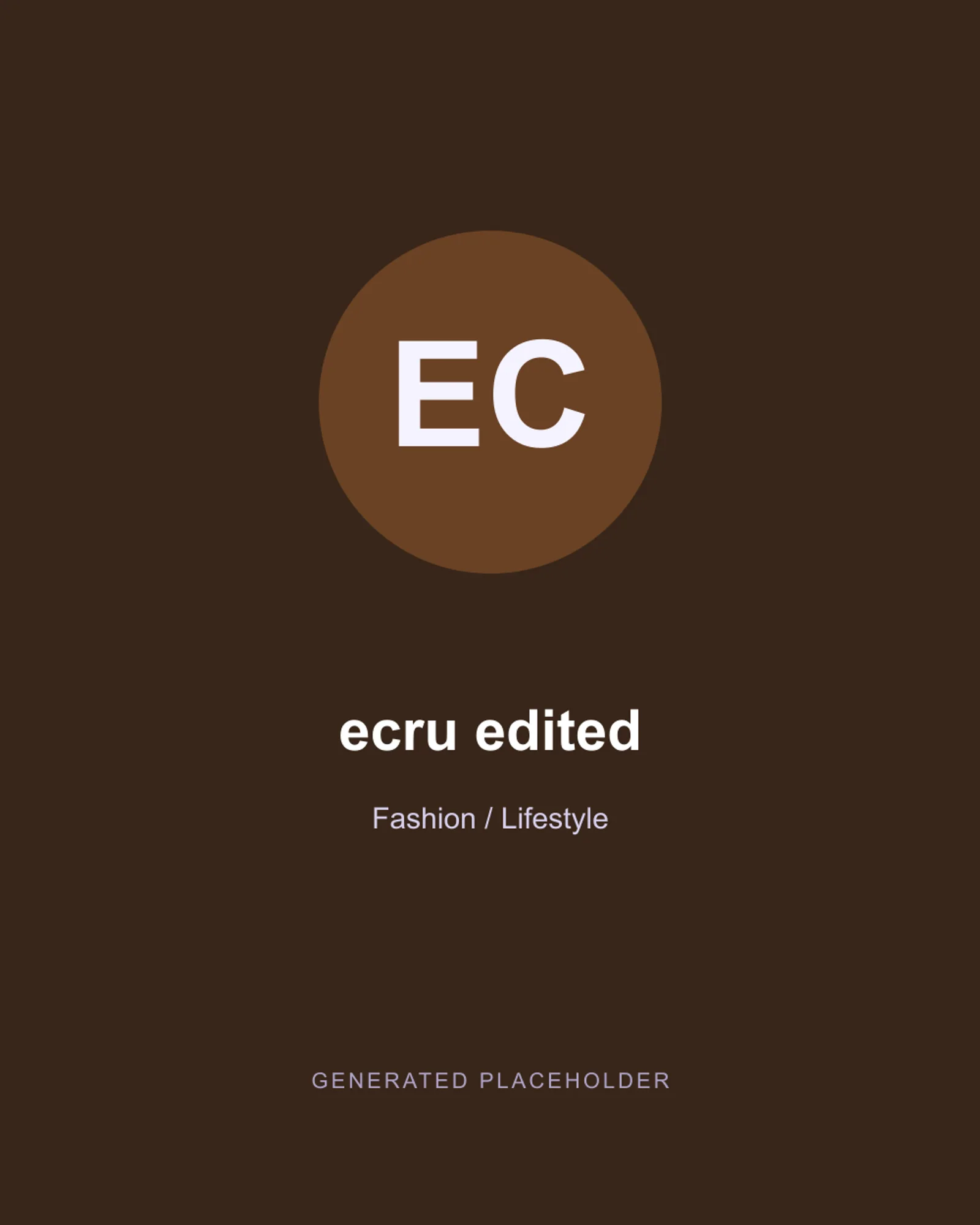 ecru edited