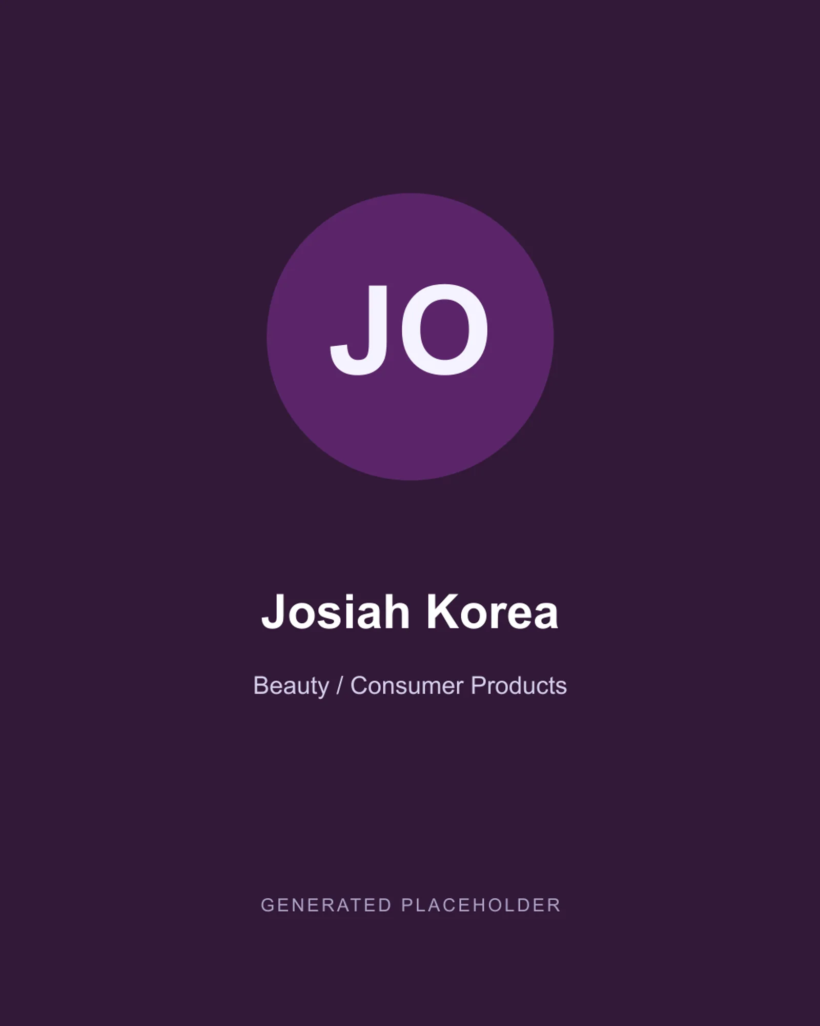 Josiah Korea