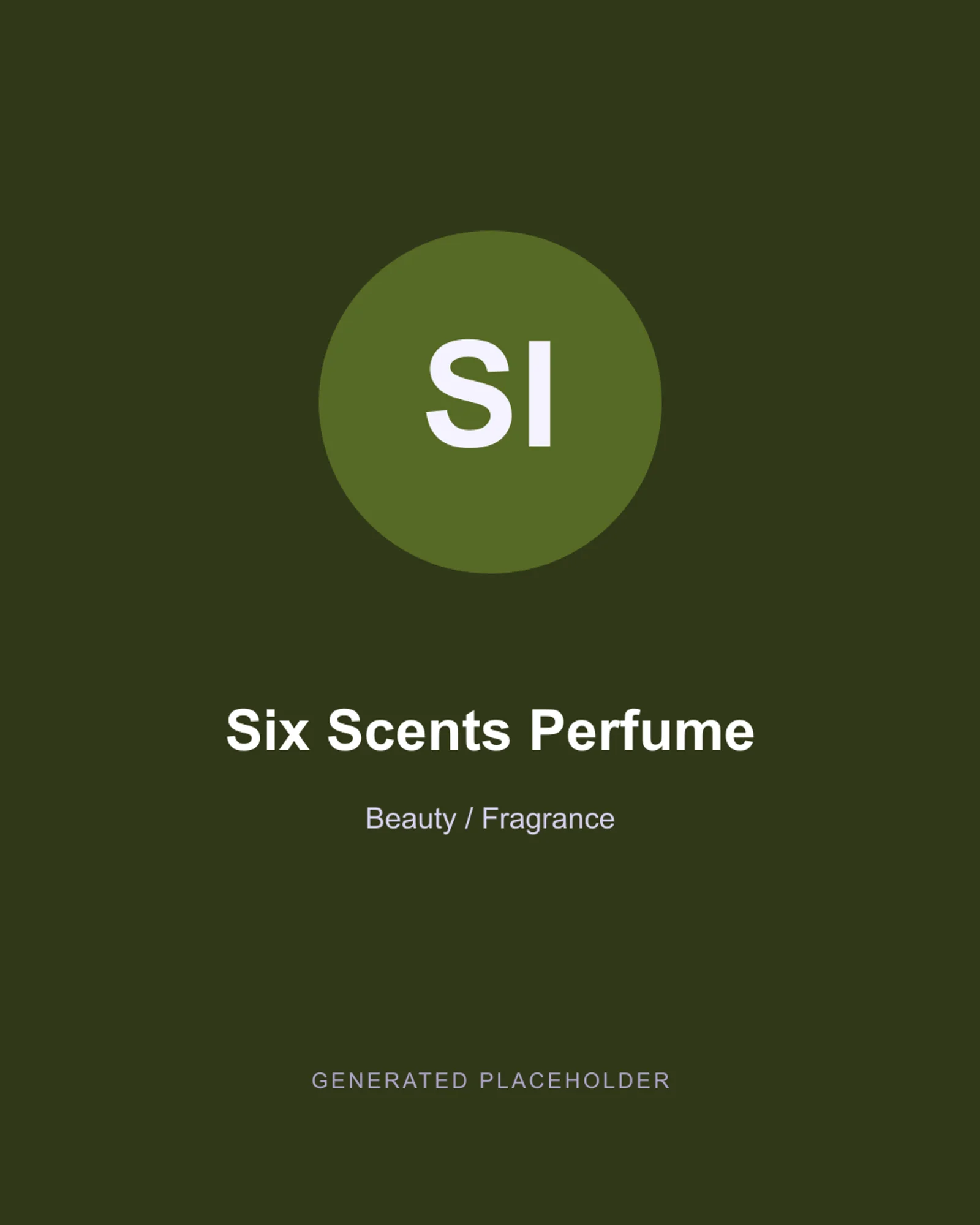 Six Scents Perfume