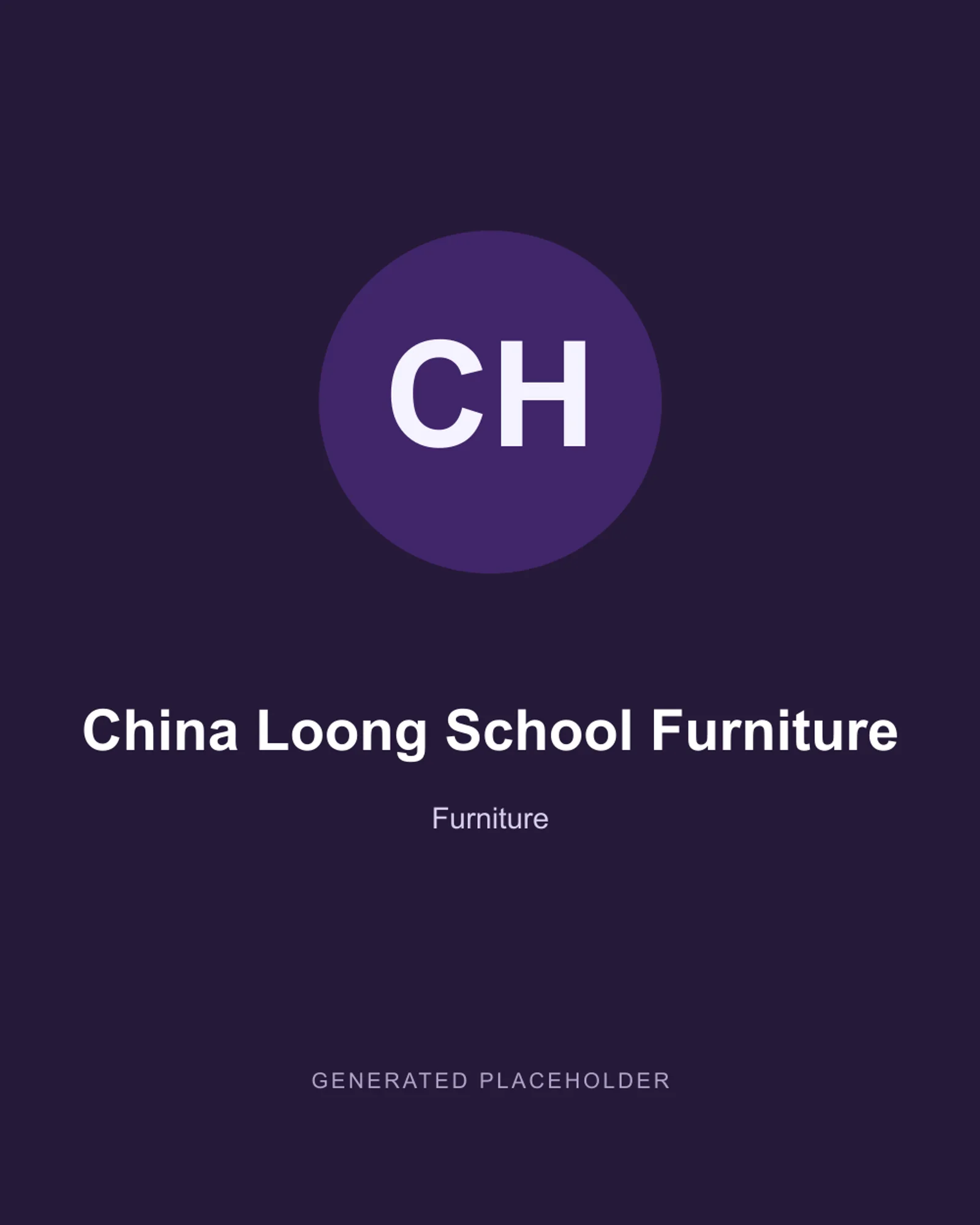 China Loong School Furniture